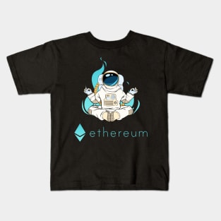 Ethereum Eth coin Crypto coin Cryptocurrency Kids T-Shirt